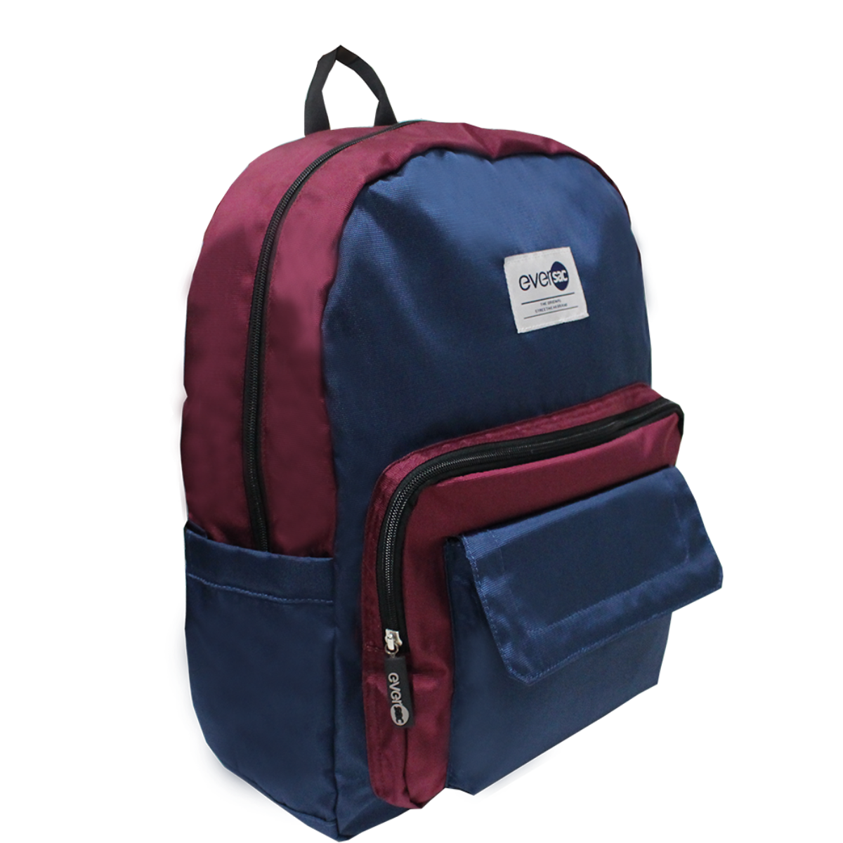 Eversac Joy Backpack Navy Maroon