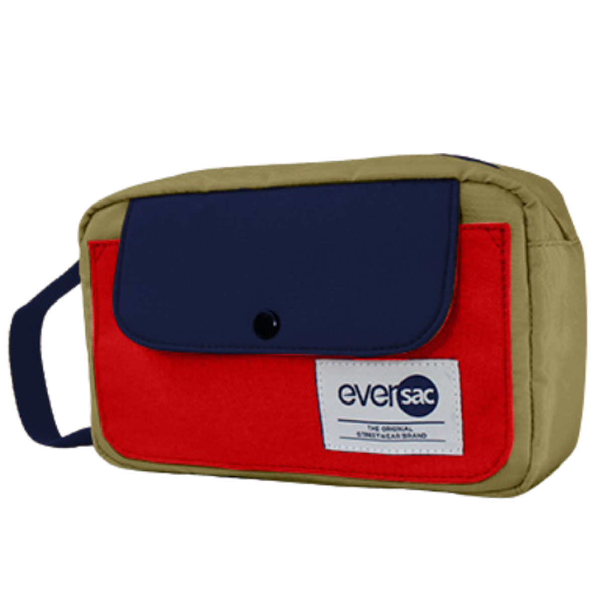 Eversac Poca Pouch Tan Red