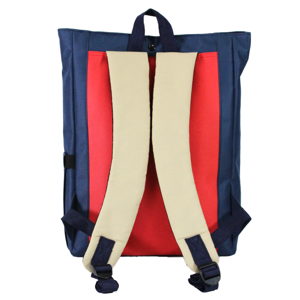 Eversac Backpack Arca Navy Red Tan