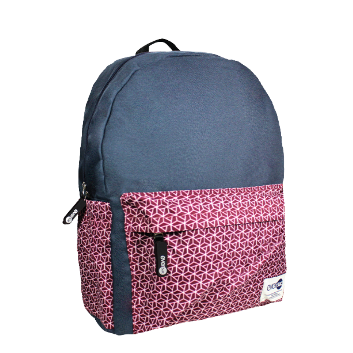 Eversac Backpack Navy Maroon Triangle