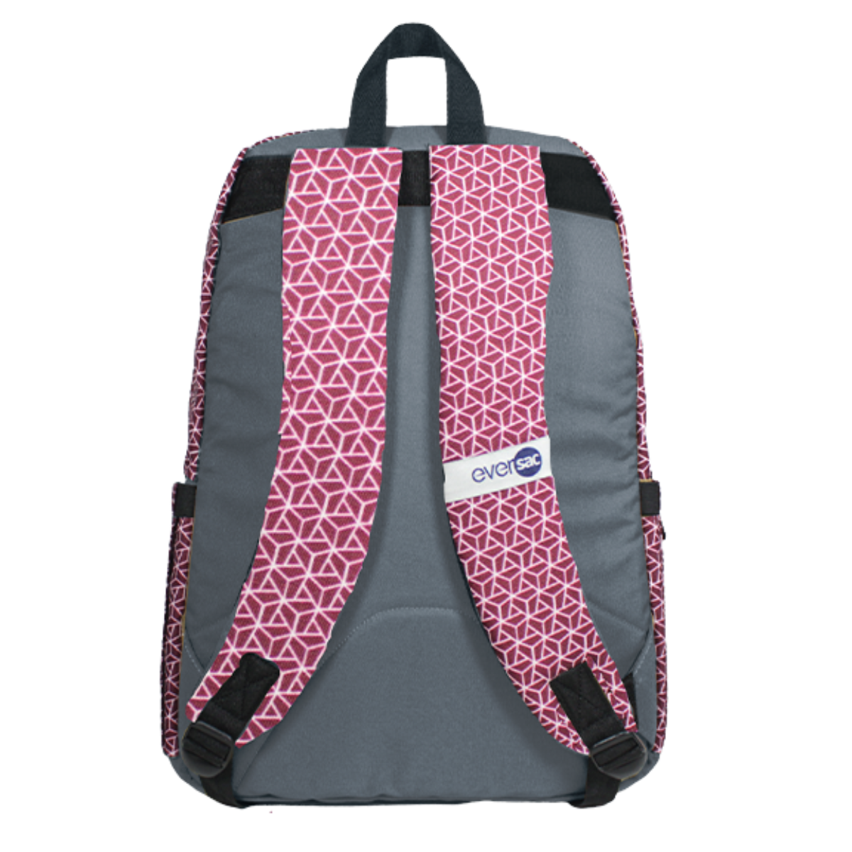 Eversac Backpack Navy Maroon Triangle