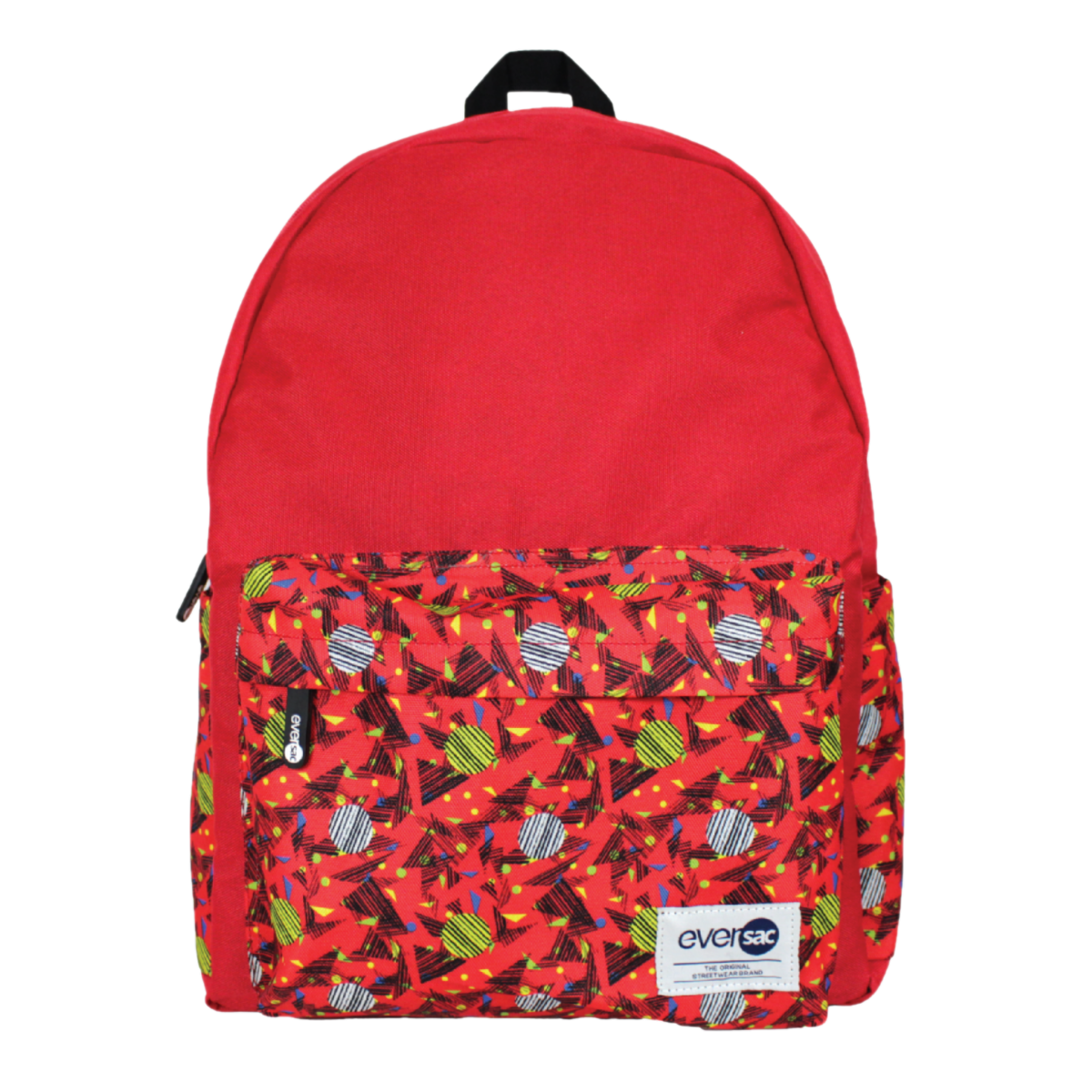 Backpack Eversac Red Red Geomatric