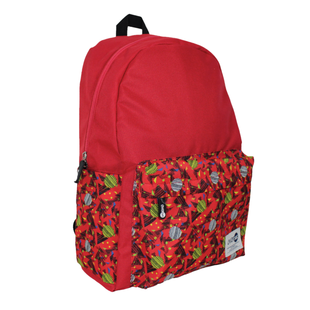 Backpack Eversac Red Red Geomatric