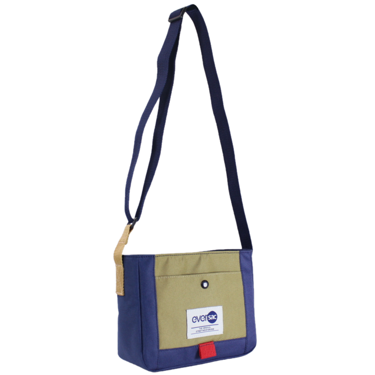 Eversac Zinca Sling Bag Navy Tan