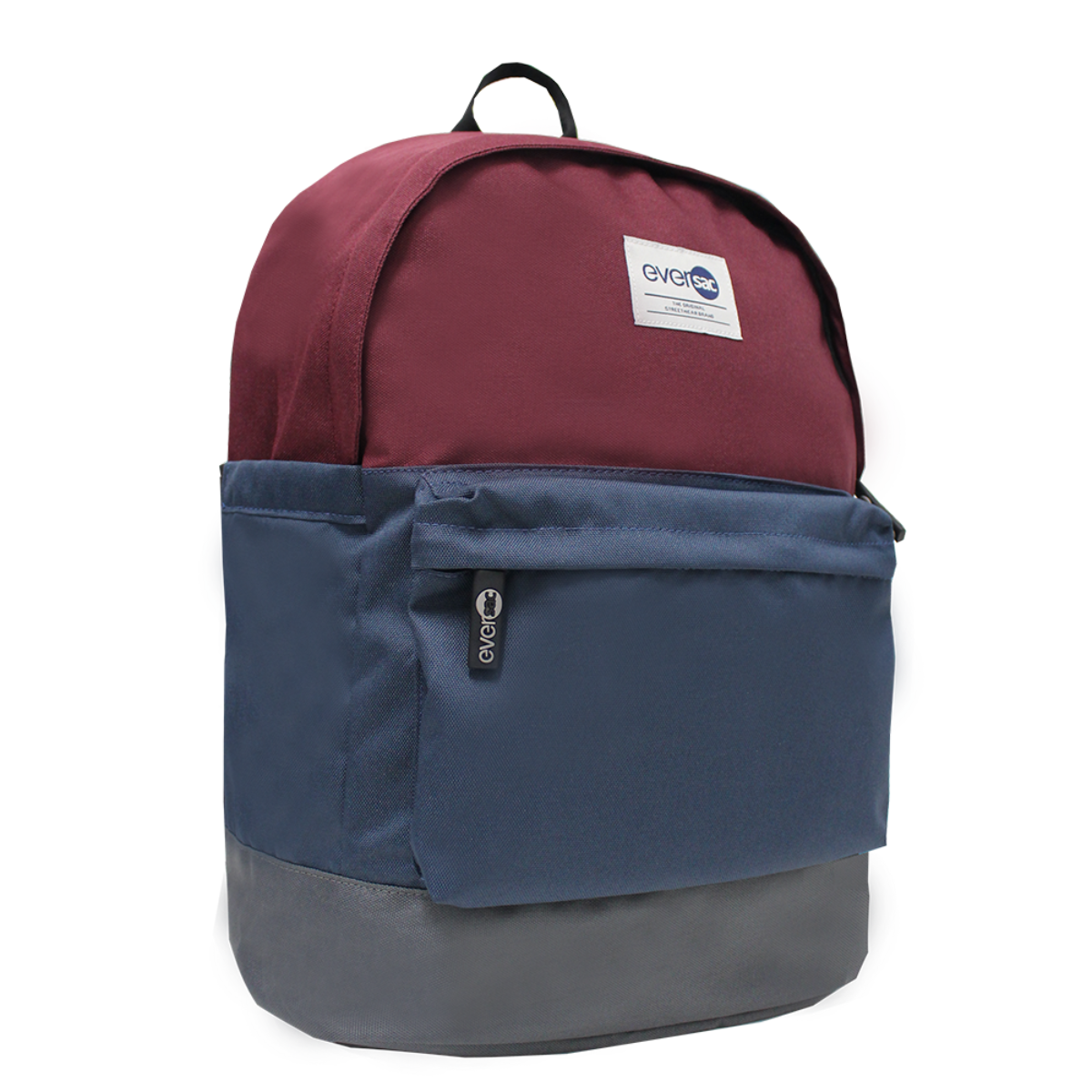 Eversac Backpack Brilliant F Maroon Navy Dark Grey