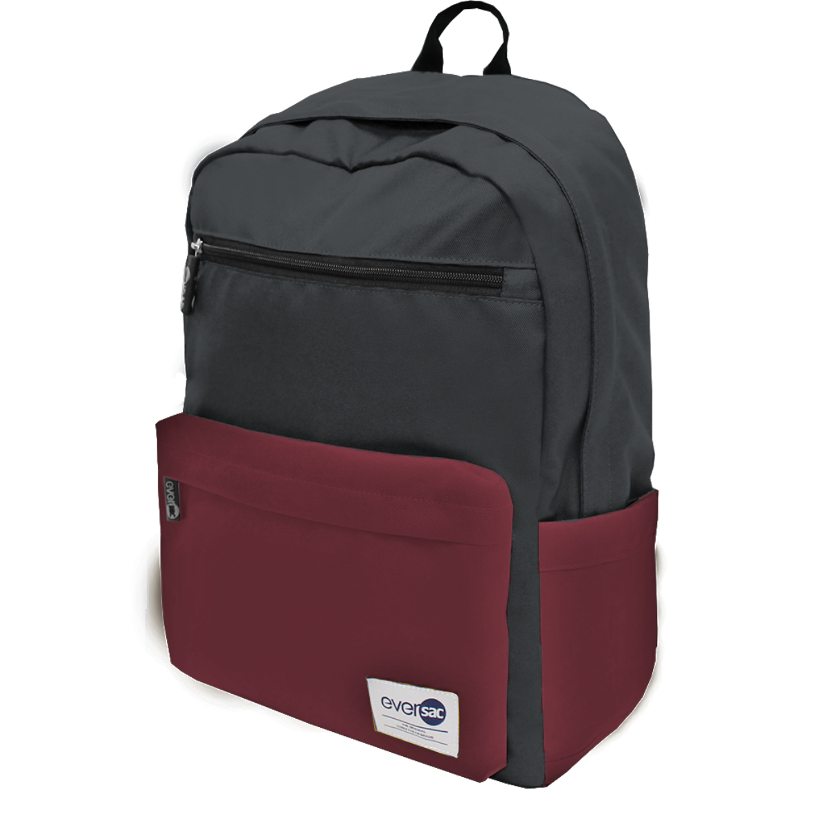 Eversac Backpack Smart F Black Maroon