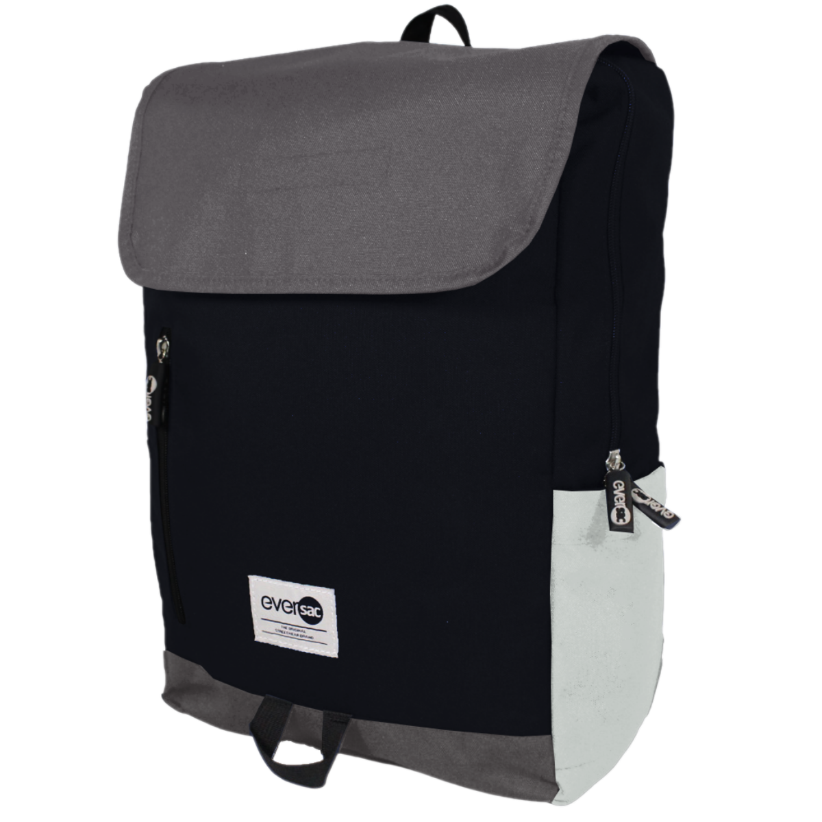 Eversac Backpack Junio F Black Dark Grey Light Grey
