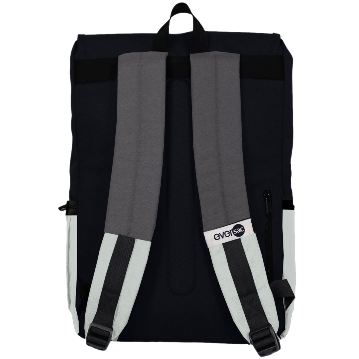 Eversac Backpack Junio F Black Dark Grey Light Grey