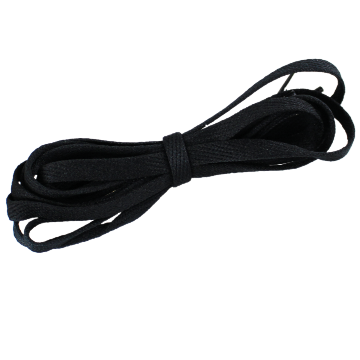 Eversac Shoe Lace Poly Flat Asahi Garis 8 MM Black
