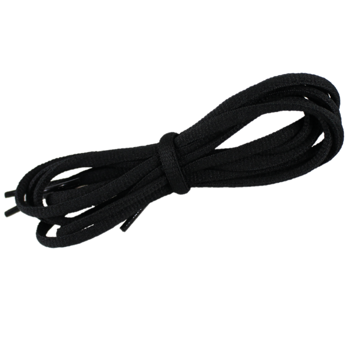 Eversac Shoe Lace Poly Flat Asahi Garis 6 MM Black