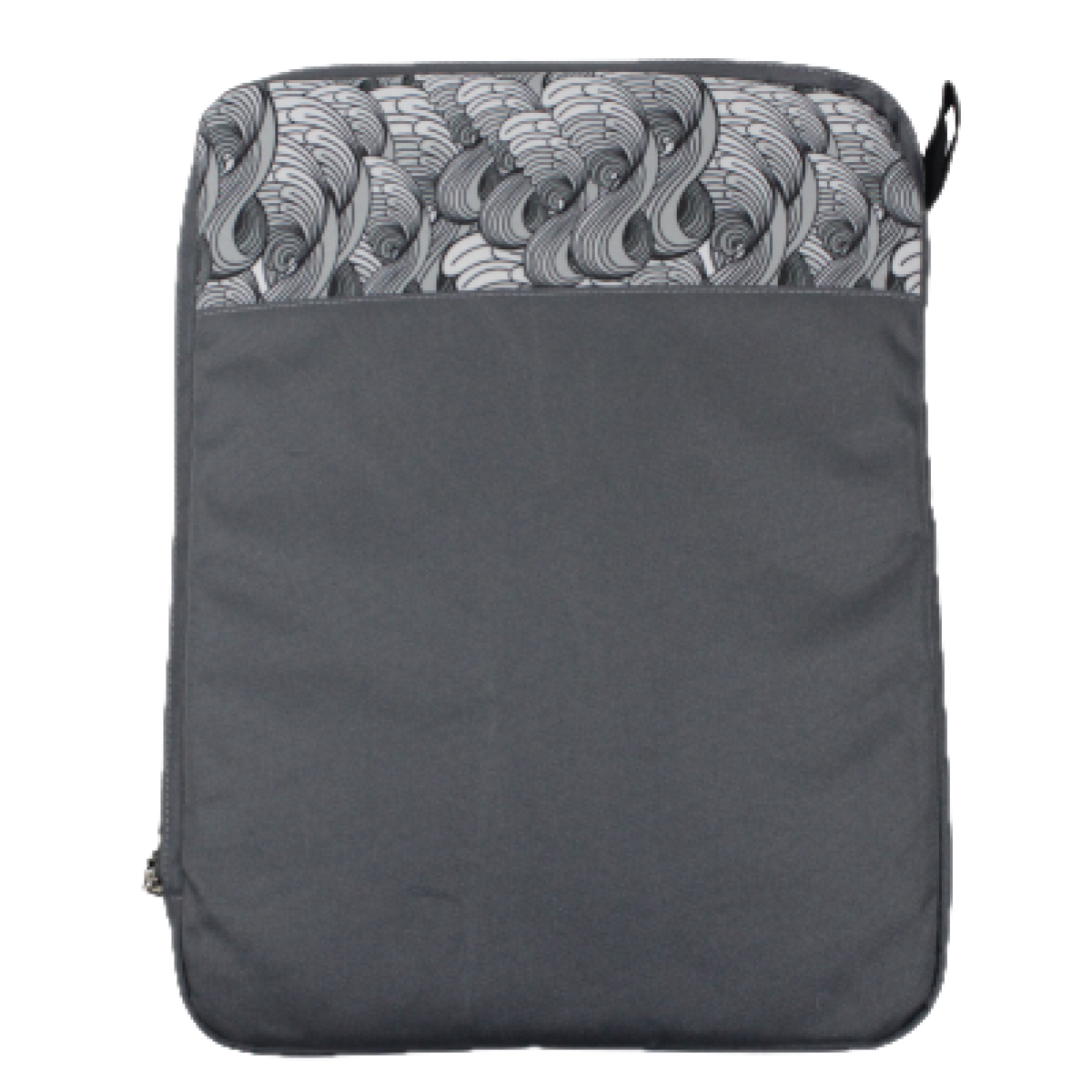 Eversac Laptop Sleeve 15 Inch Seguro Dark Grey Black Wave