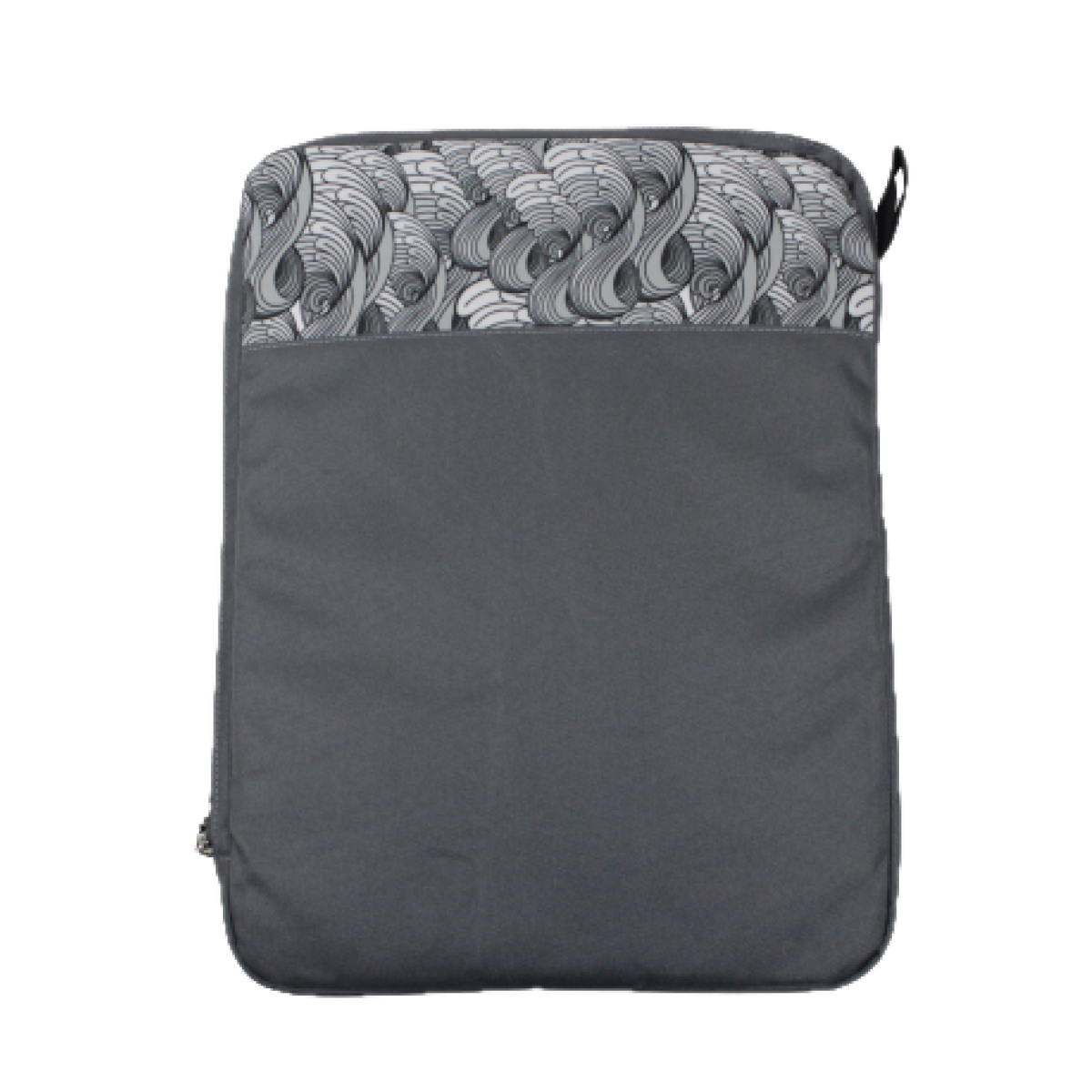 Eversac Laptop Sleeve 13 Inch Seguro Dark Grey Black Wave