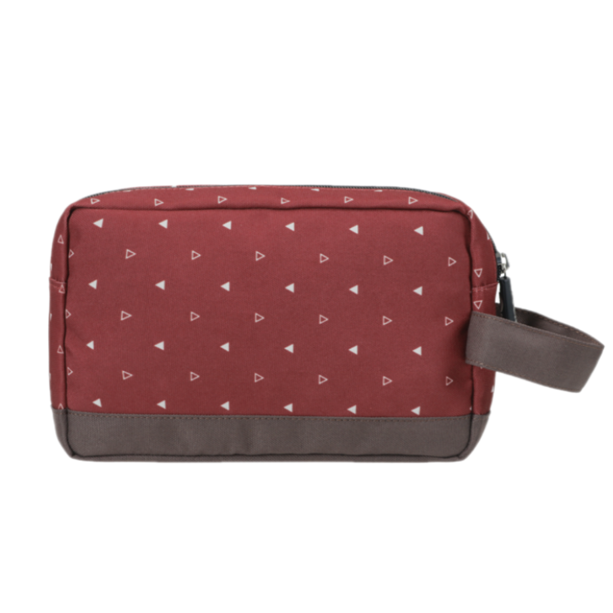 Eversac Orga Pouch Maroon Triangle Brown