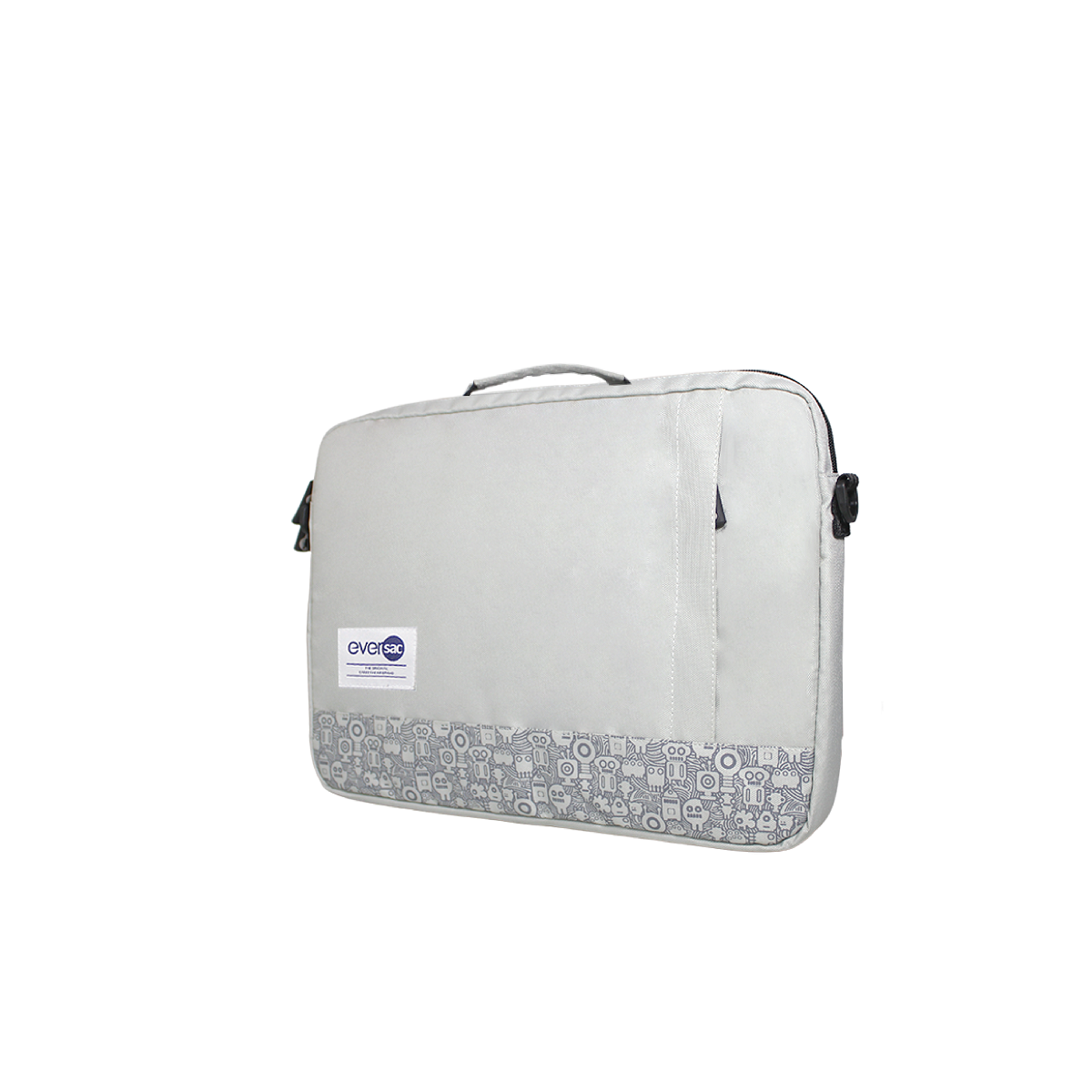Eversac Laptop Case 13-14 Inch Junio Verty Lgrey Robot