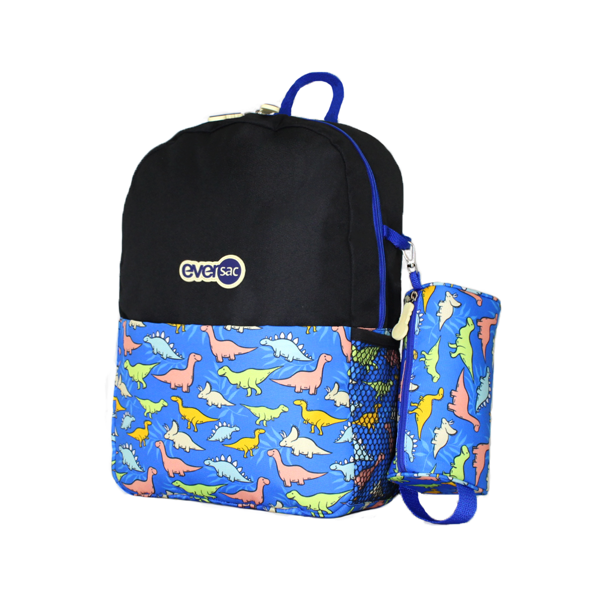 Eversac Backpack Kinder A Black Dino