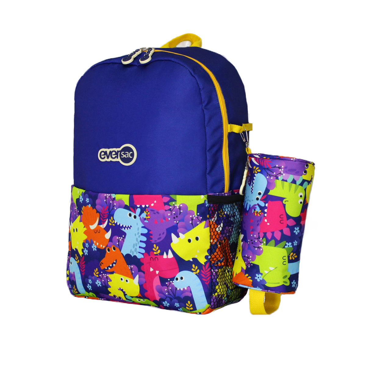 Eversac Backpack Kinder A Blue Saurus