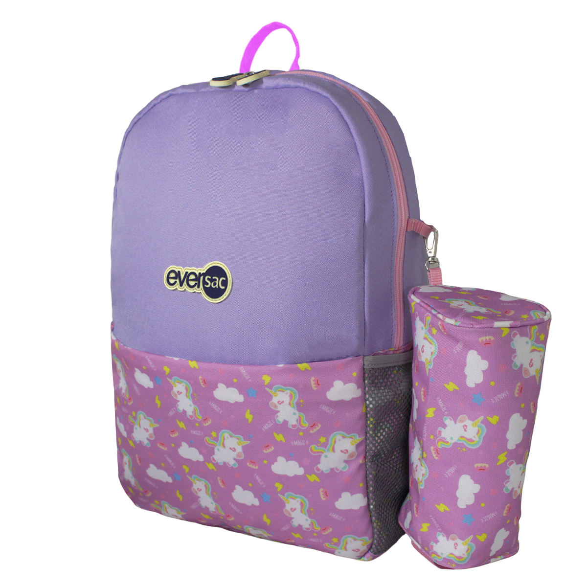 Eversac Backpack Kinder A Purple Unicorn