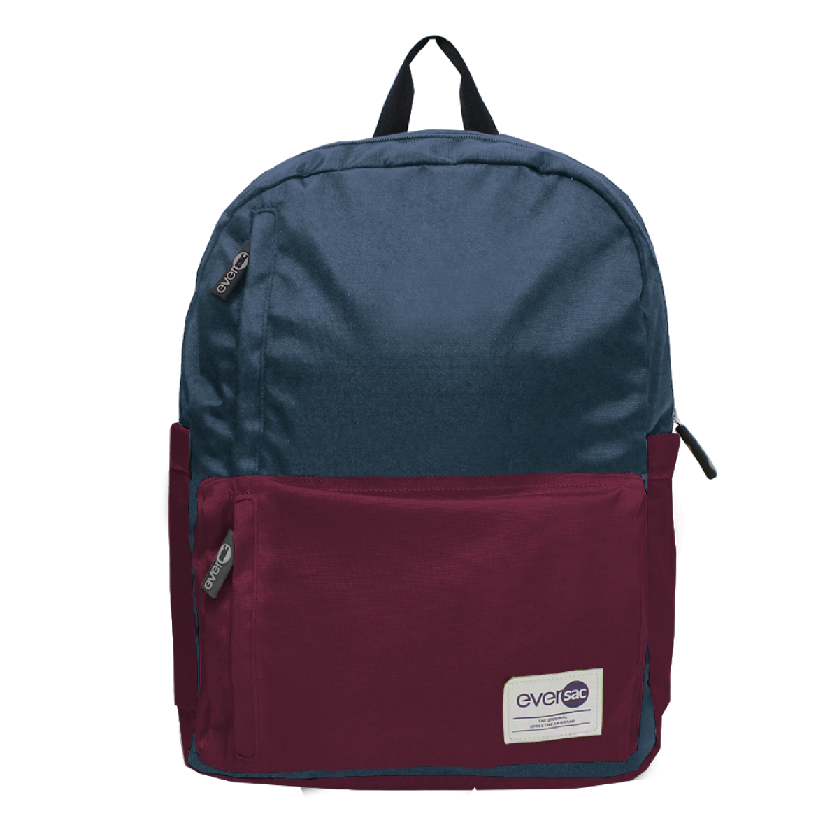 Eversac Backpack Happy F Navy Maroon