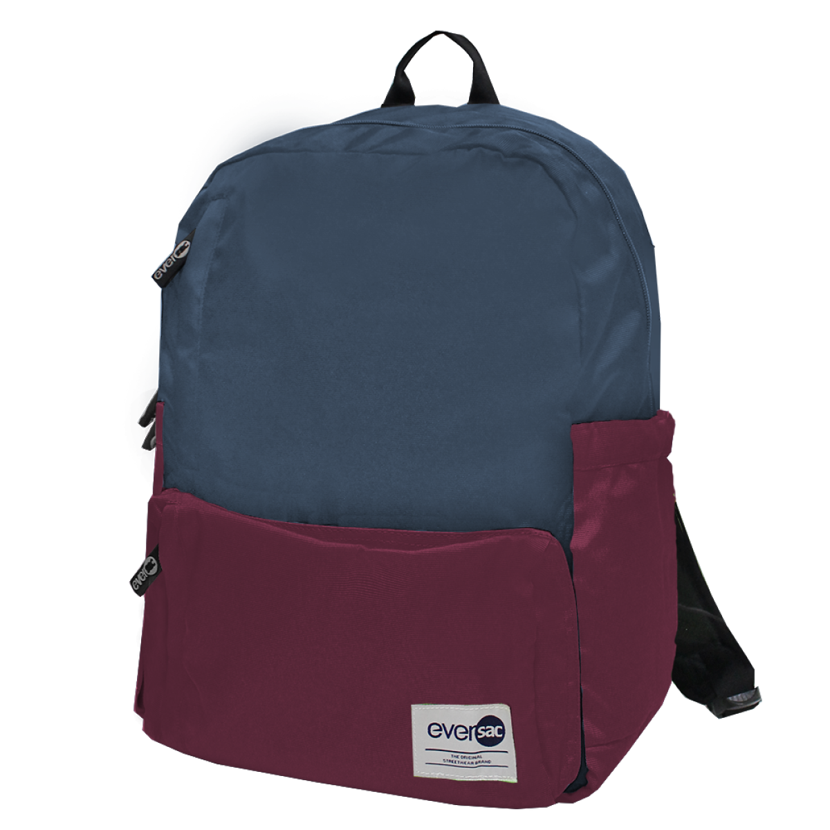 Eversac Backpack Happy F Navy Maroon