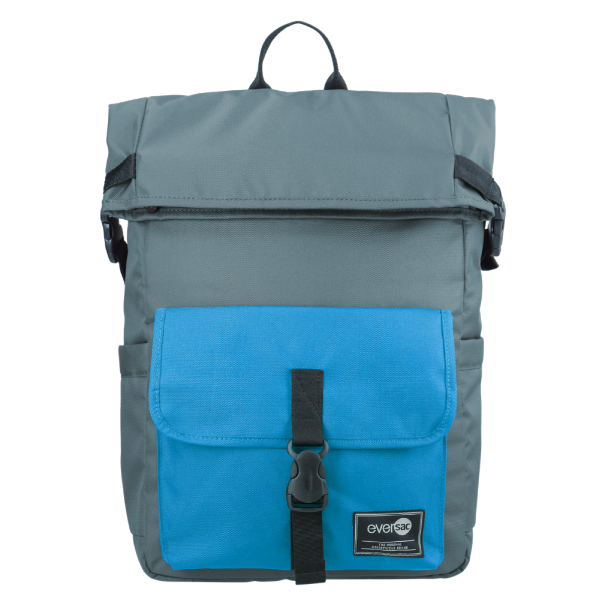 Eversac Logan Backpack Grey Light Blue