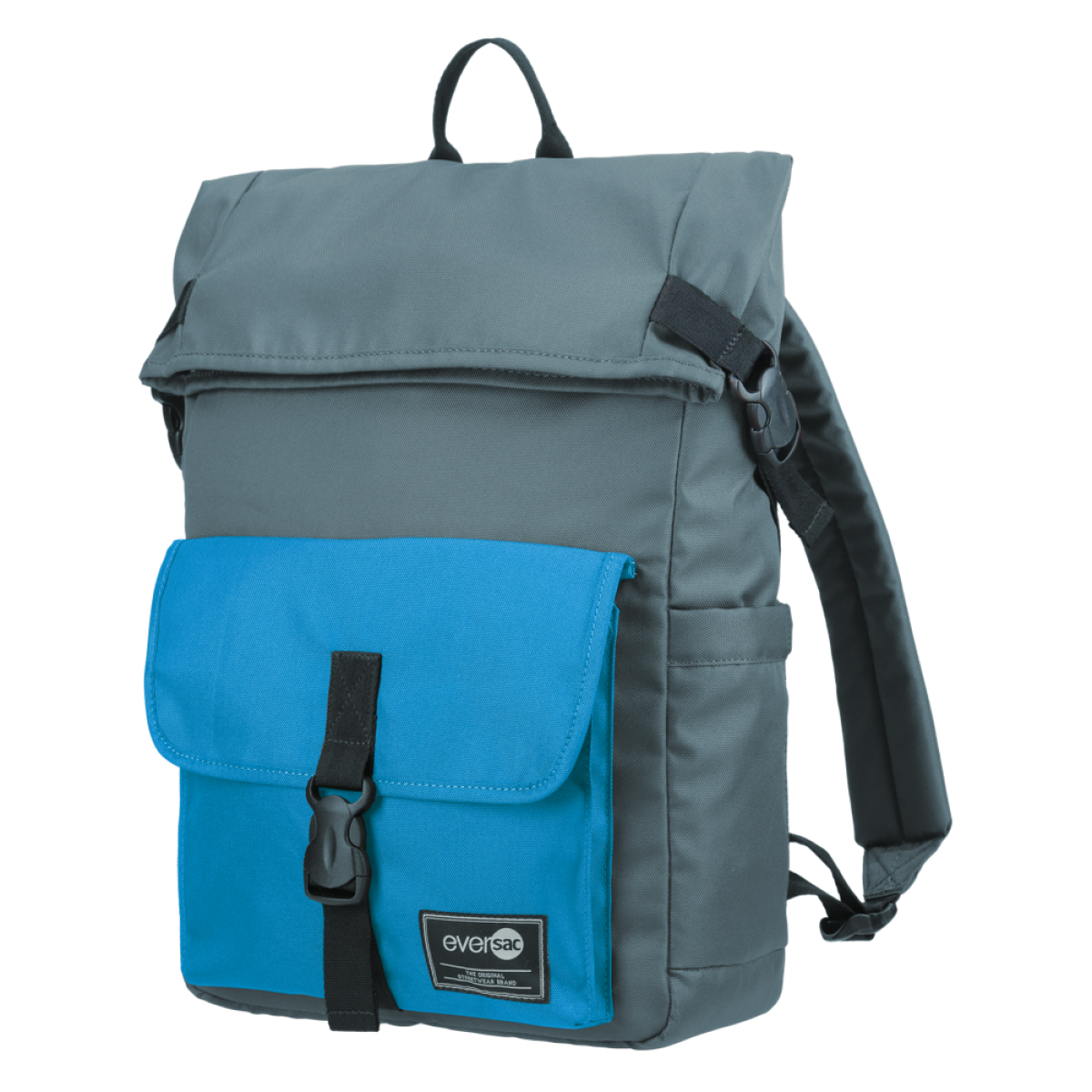 Eversac Logan Backpack Grey Light Blue
