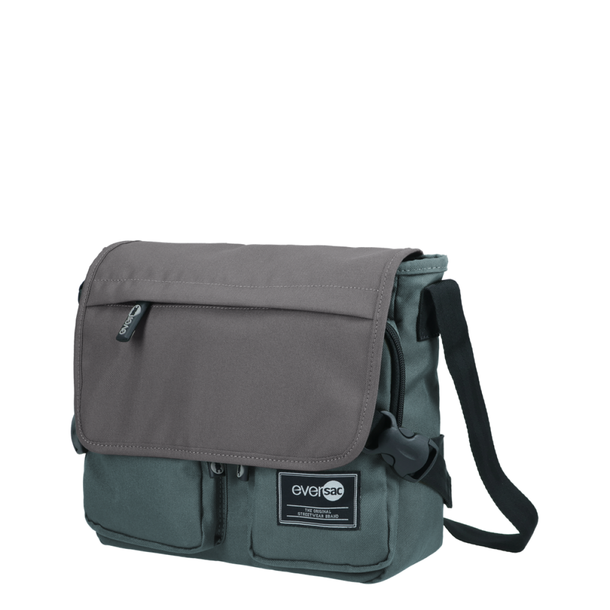 Eversac Sling Bag Duo Dark Grey Brown