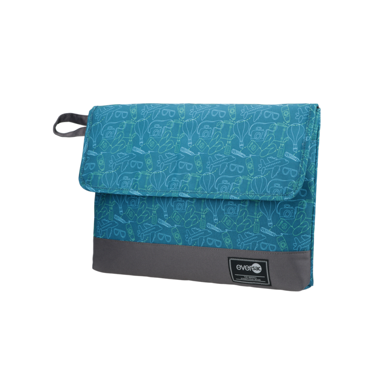 Eversac Porta Laptop Sleeve 15” Blue Travel Dark Grey