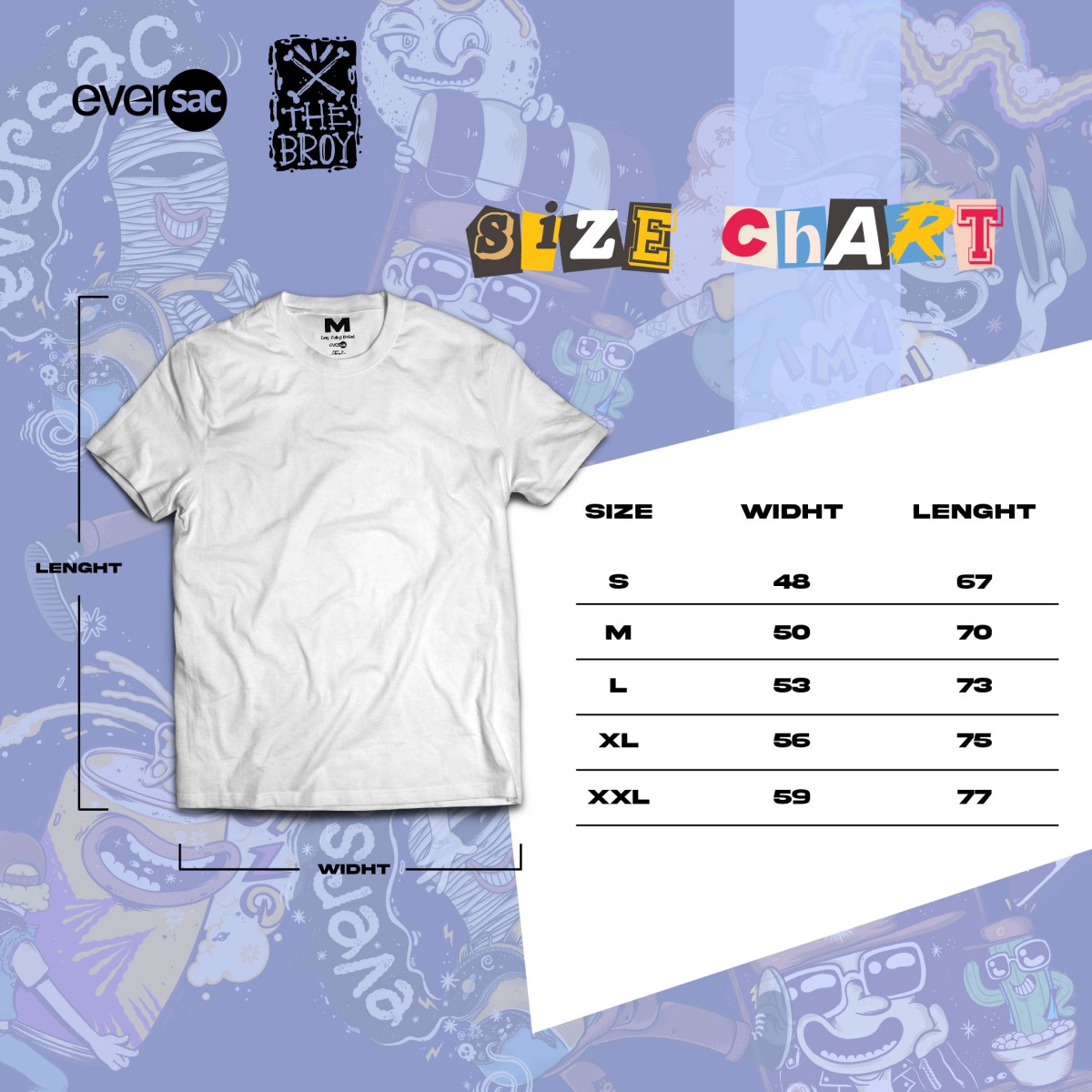 Eversac X The Broy Basic Tee DTF Army L