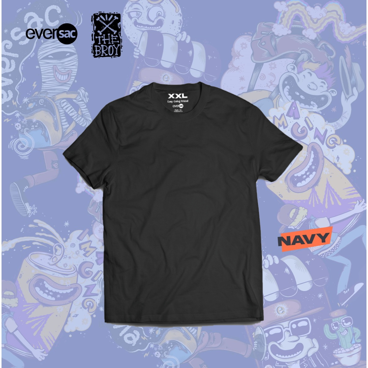 Eversac X The Broy Basic Tee DTF Black 2XL