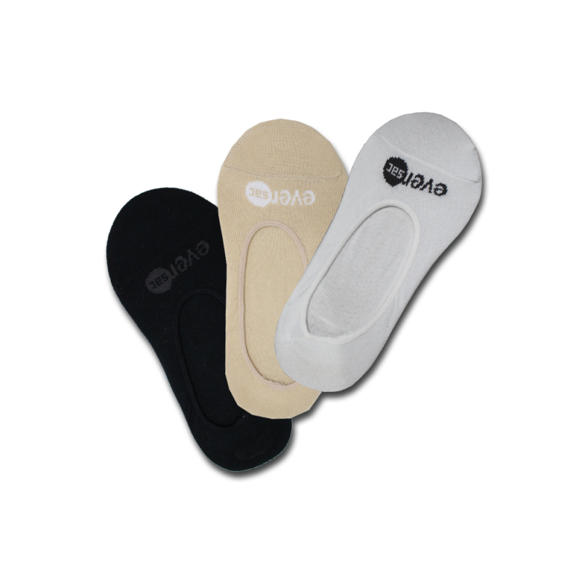 Eversac No Show Socks Set Basic