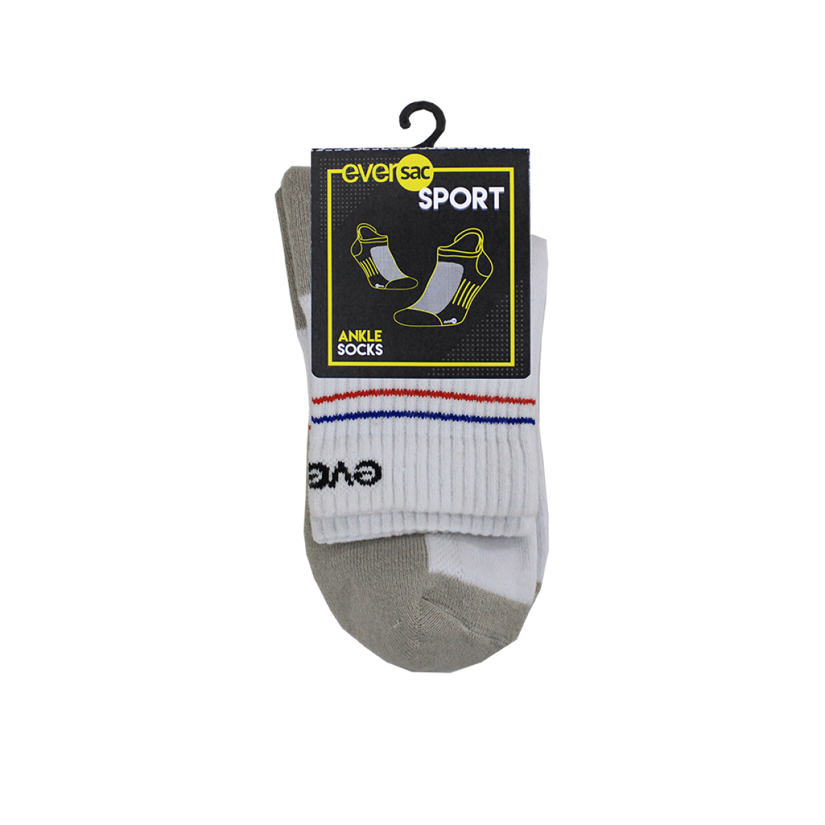 Eversac Sport Socks Quarter White Cream
