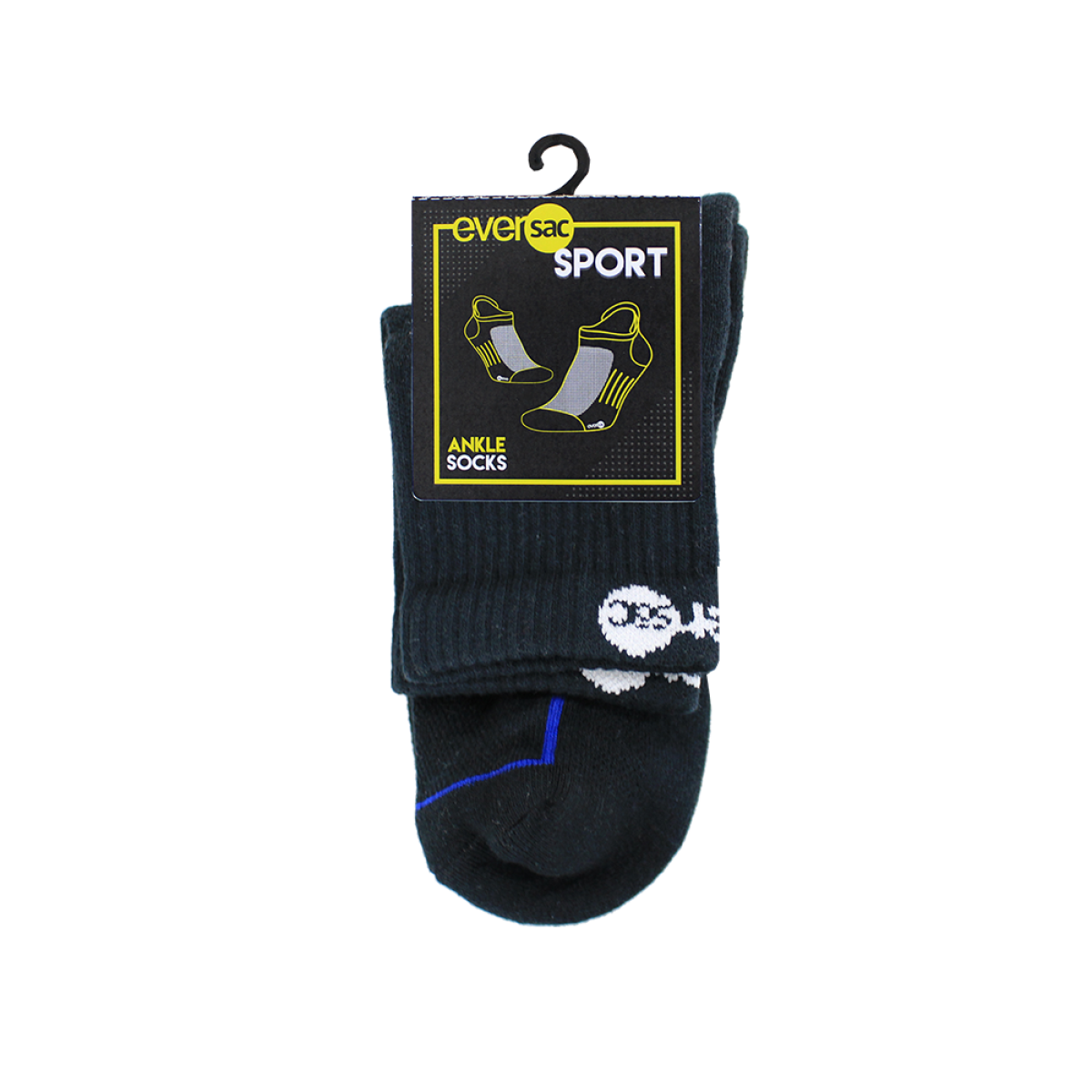 Eversac Sport Socks Quarter Black