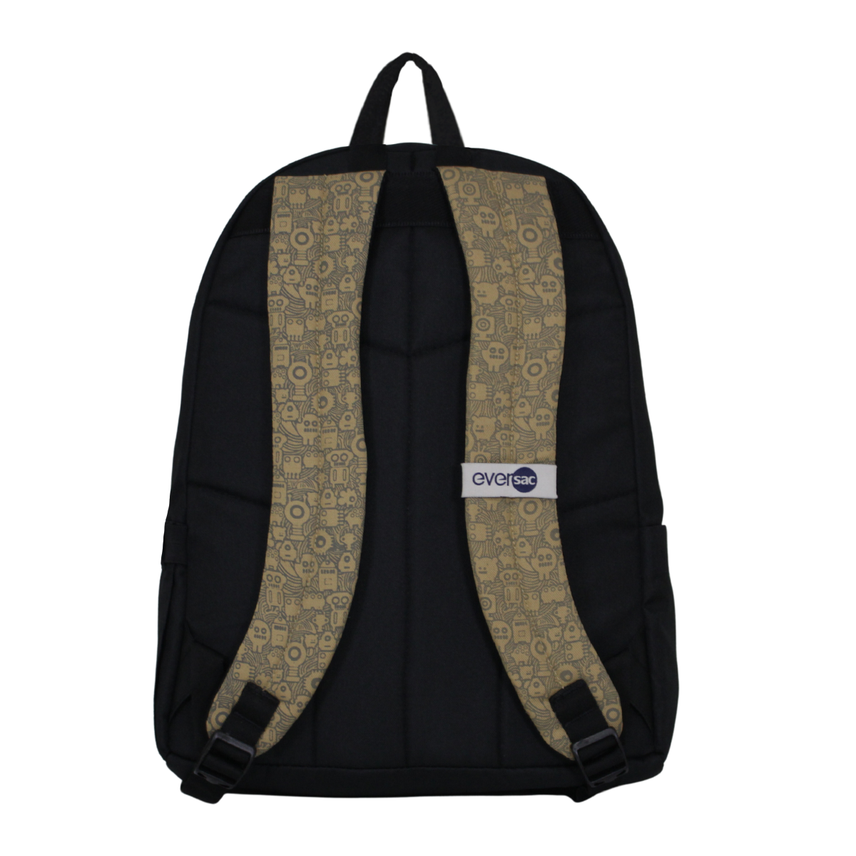 Eversac Backpack Ace Black Khaki Robot