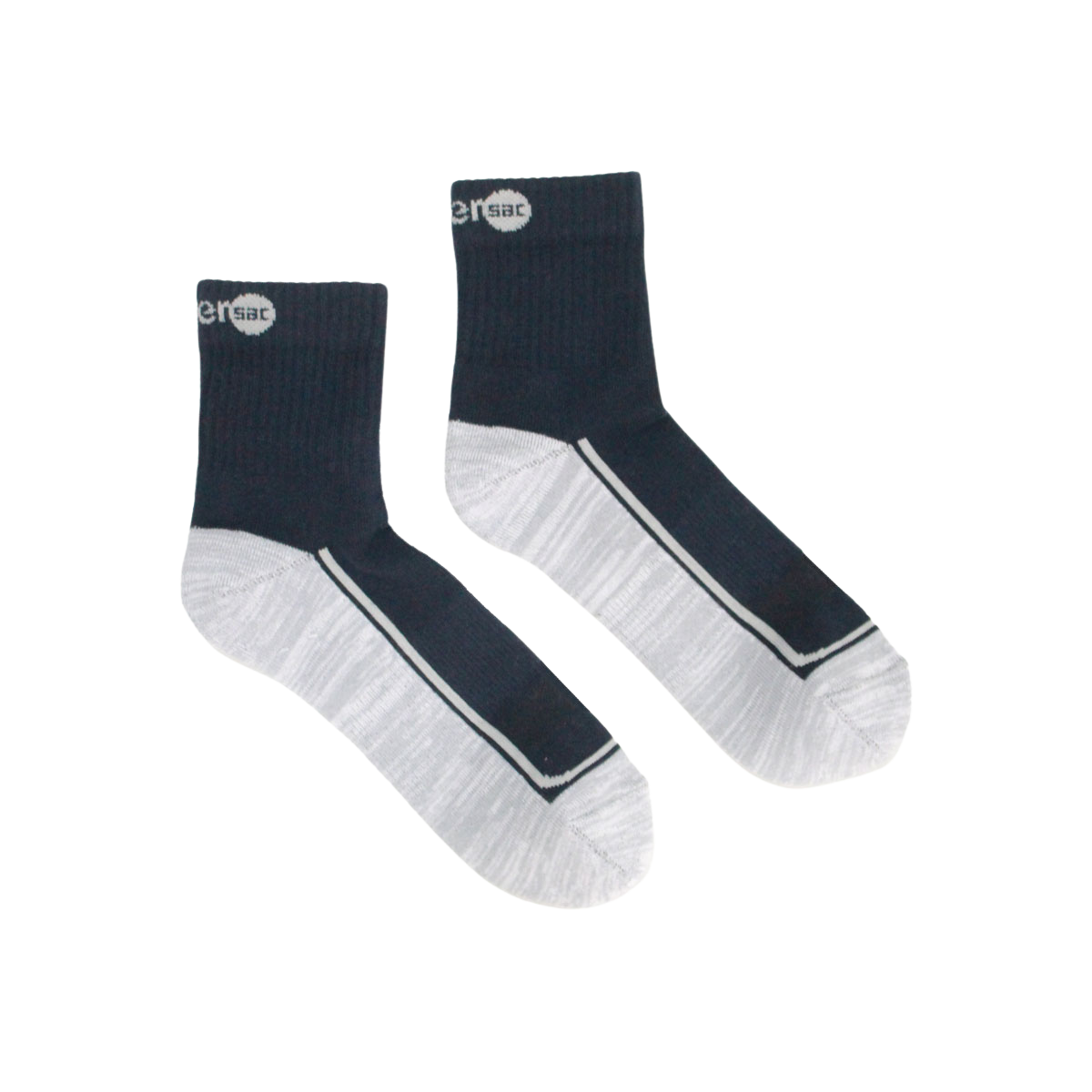 Eversac Sport Socks Quarter I Navy Grey Twist