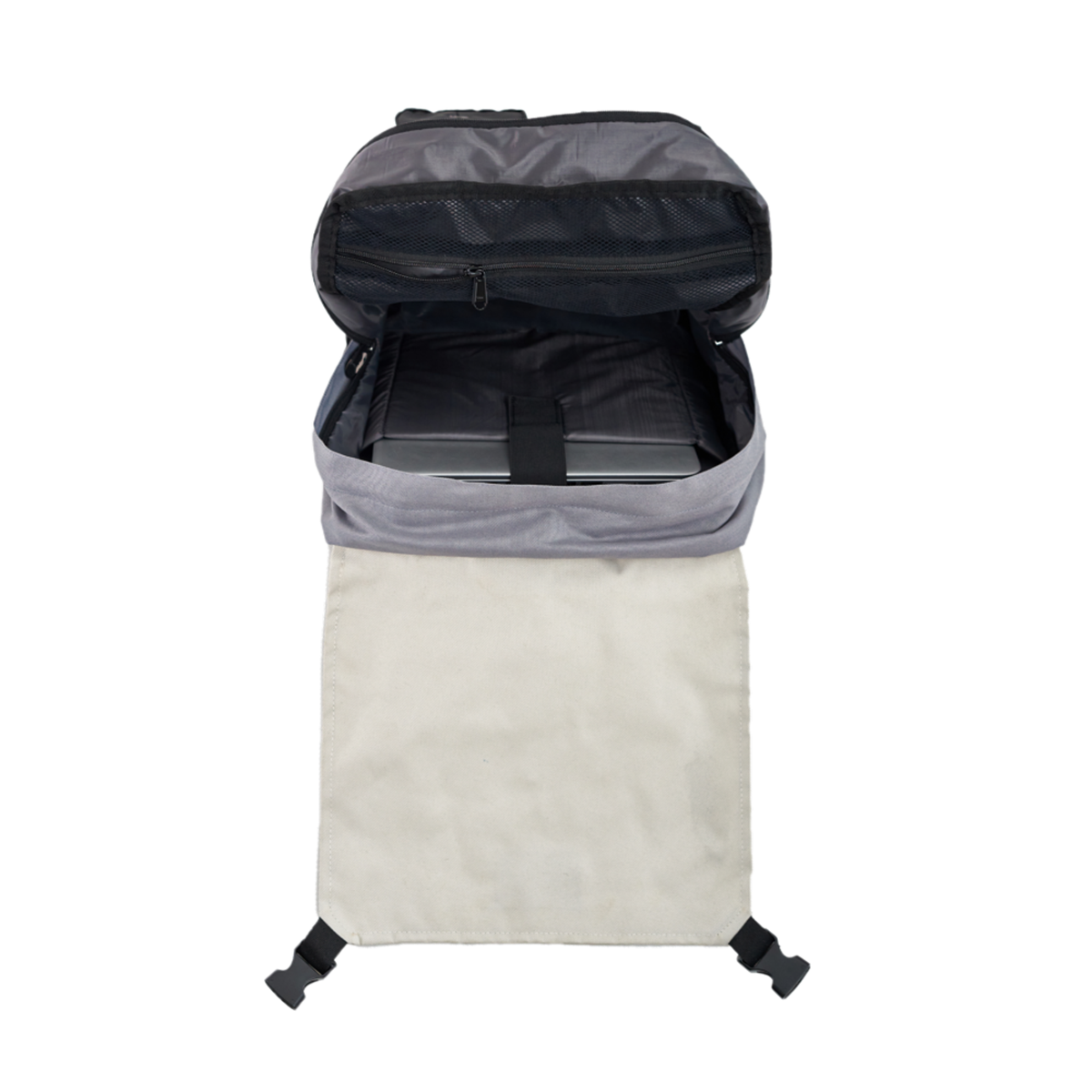 Eversac Backpack Junio Saturn Black Dgrey Lgrey