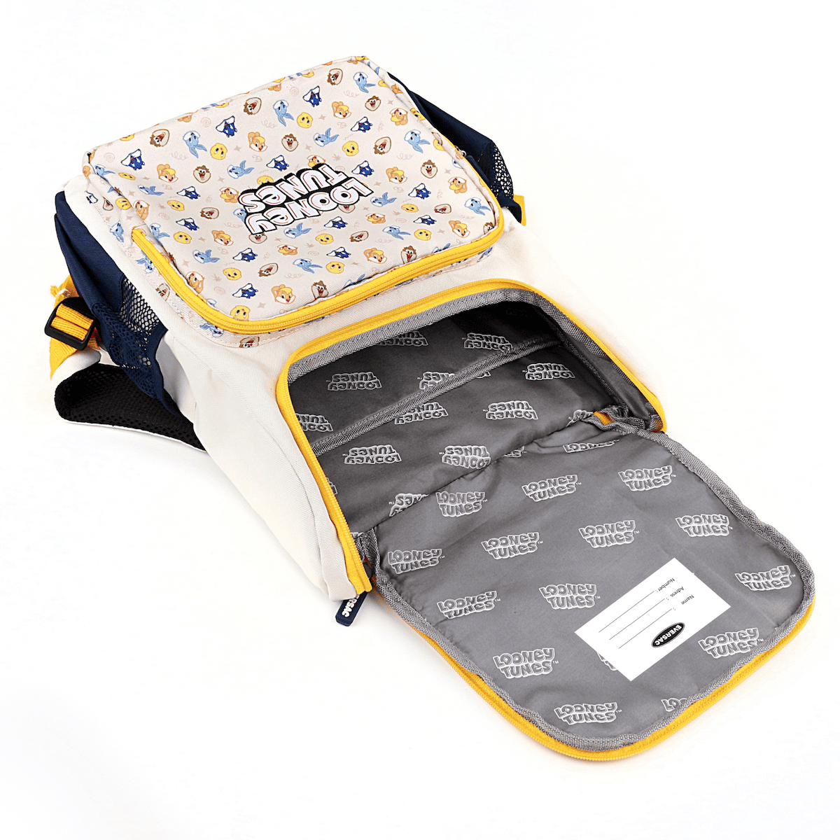 EVERSAC BACKPACK KINDER II LOONEY TUNES CREAM