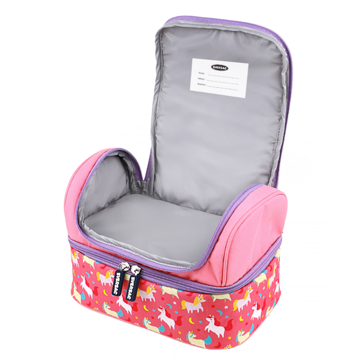 EVERSAC LUNCHBAG KINDER UNICORN PINK
