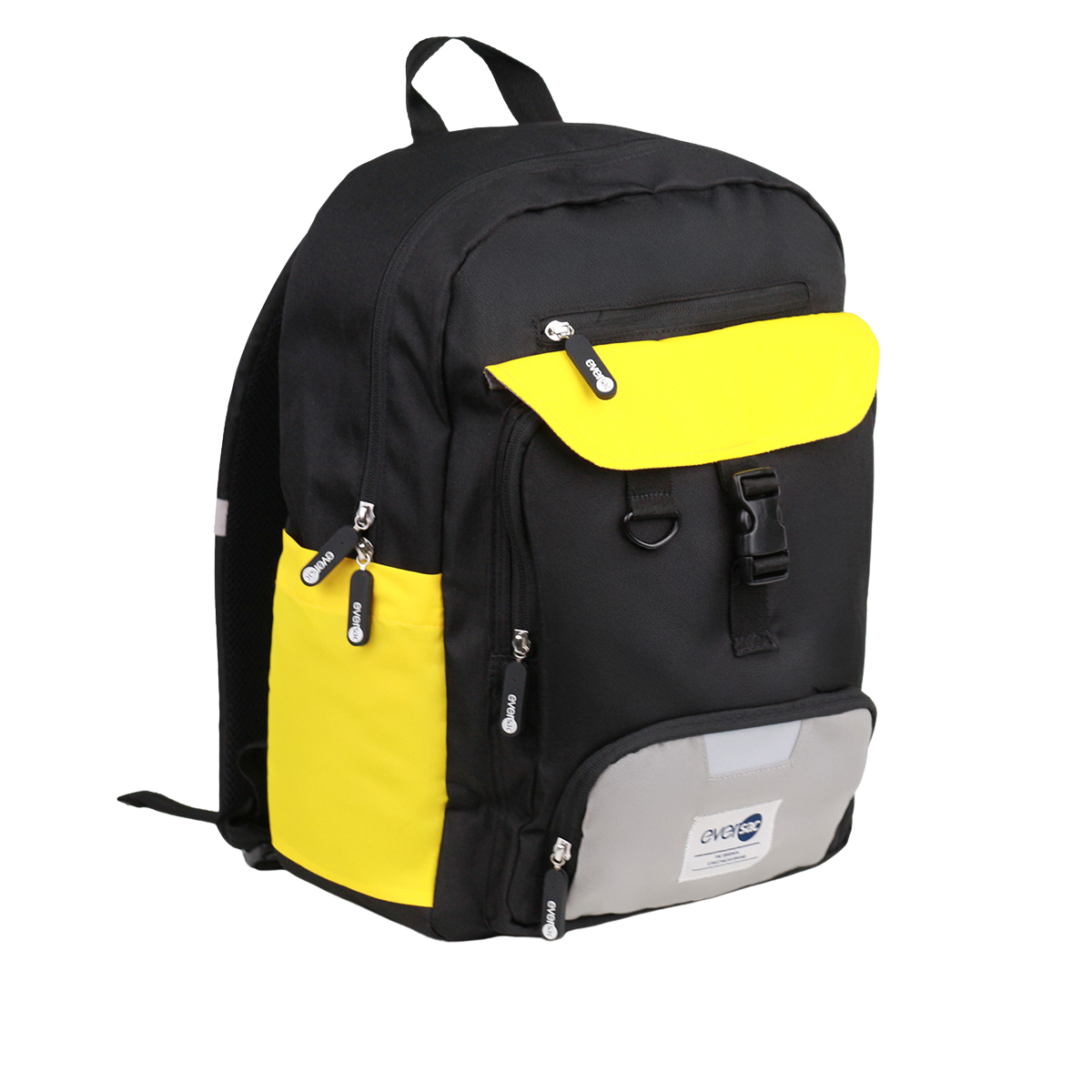 EVERSAC BACKPACK JUNIO BETA BLACK GREY YELLOW