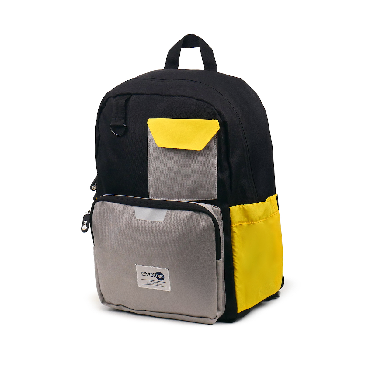 EVERSAC BACKPACK JUNIO DELTA BLACK GREY YELLOW