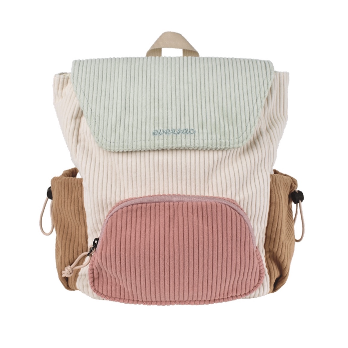 EVERSAC BACKPACK ZAG BEIGE PINK