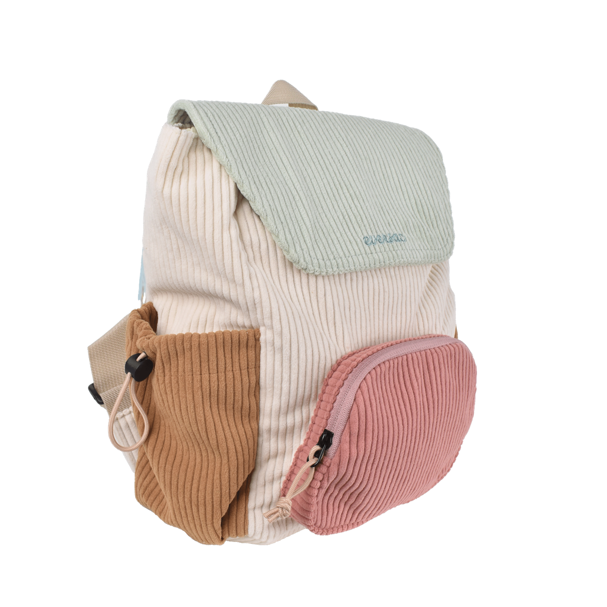 EVERSAC BACKPACK ZAG BEIGE PINK