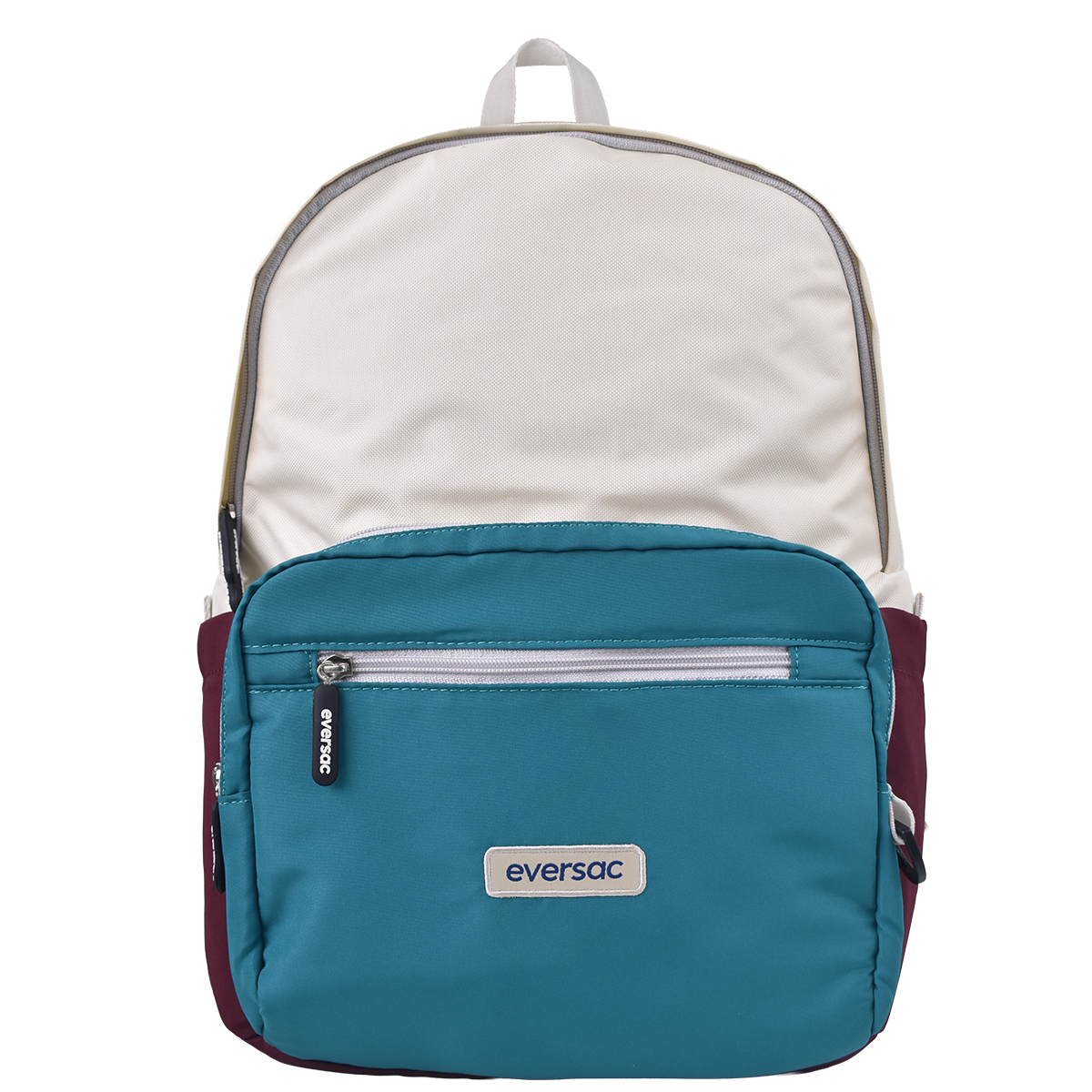 EVERSAC BACKPACK JUNIO RETRO  KHAKI TOSCA JADE