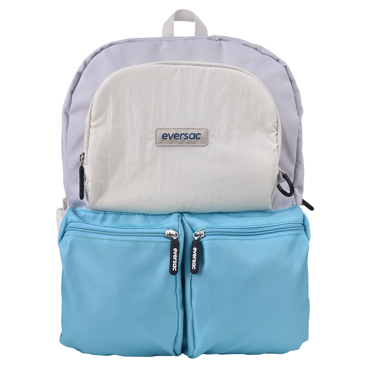 EVERSAC BACKPACK JUNIO VERSA GREY MINT IVORY
