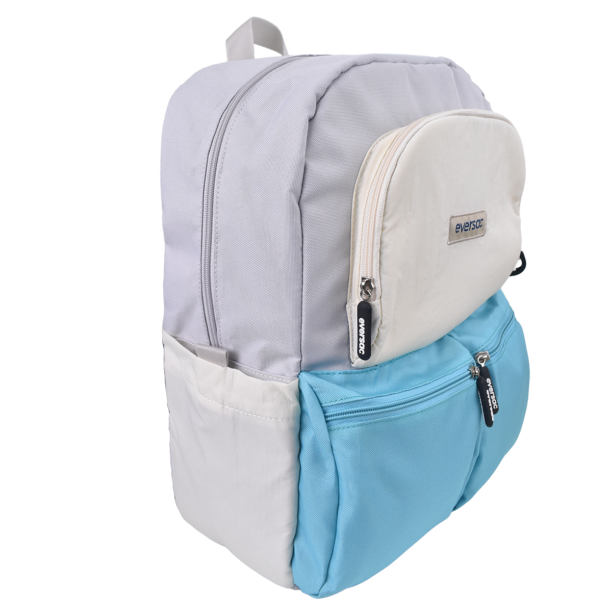 EVERSAC BACKPACK JUNIO VERSA GREY MINT IVORY