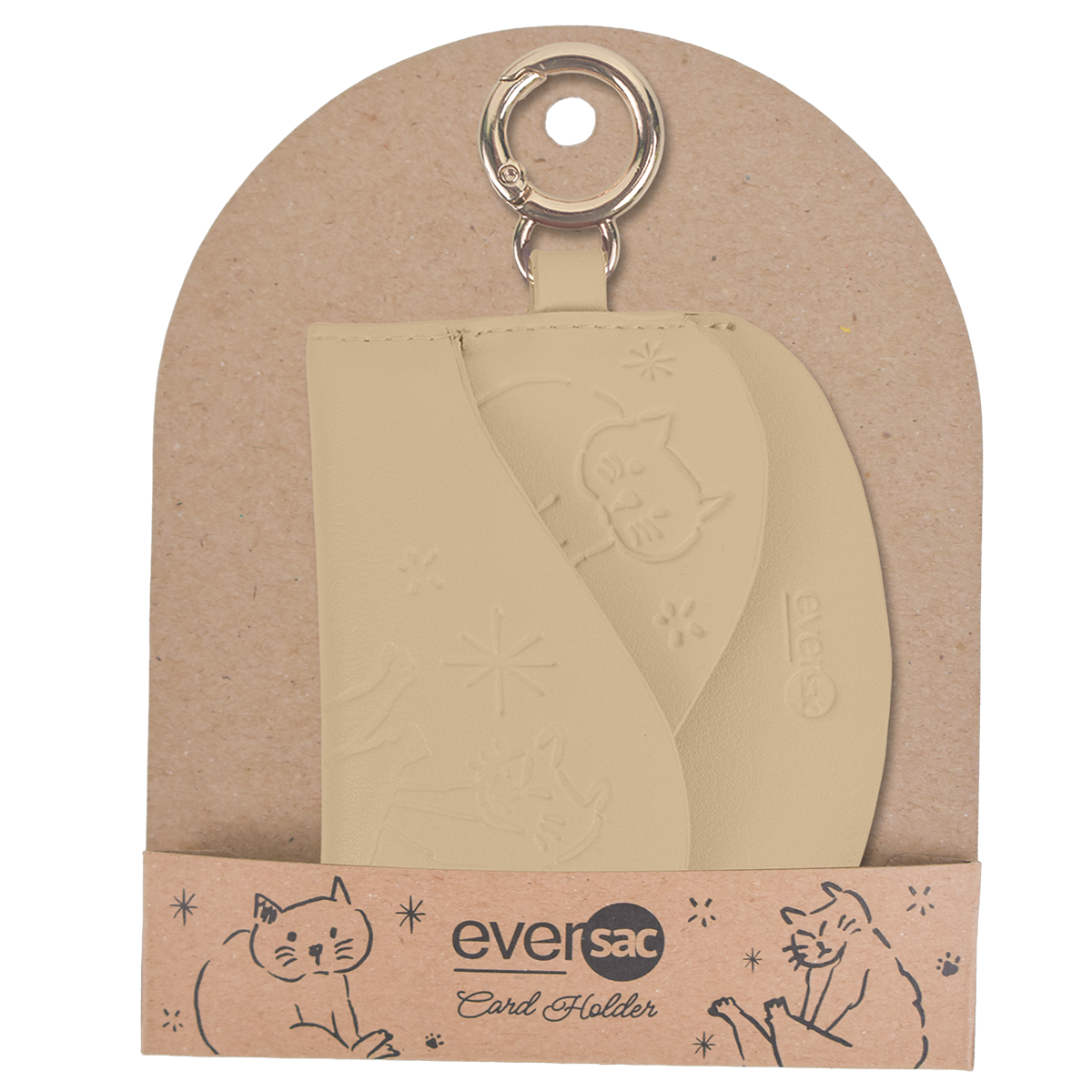 EVERSAC CARD HOLDER LADIES BEIGE