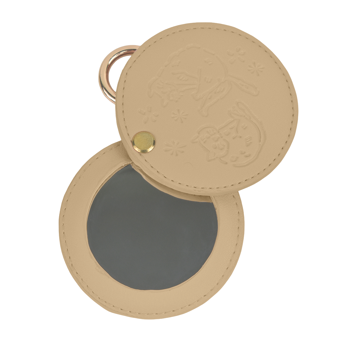 EVERSAC BAG CHARM MIRROR LADIES BEIGE