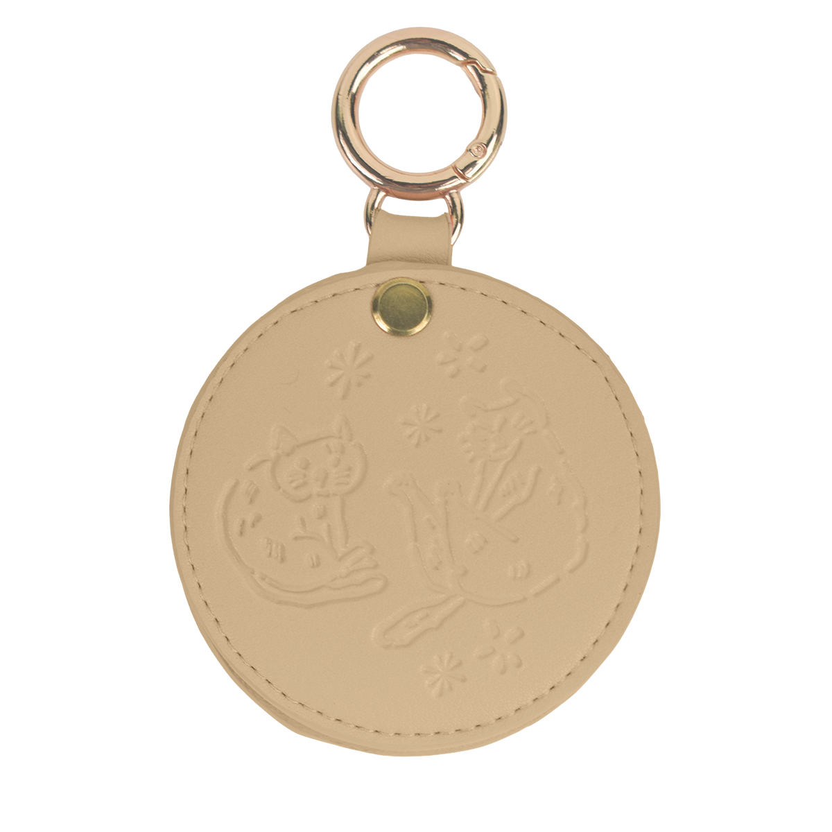EVERSAC BAG CHARM MIRROR LADIES BEIGE