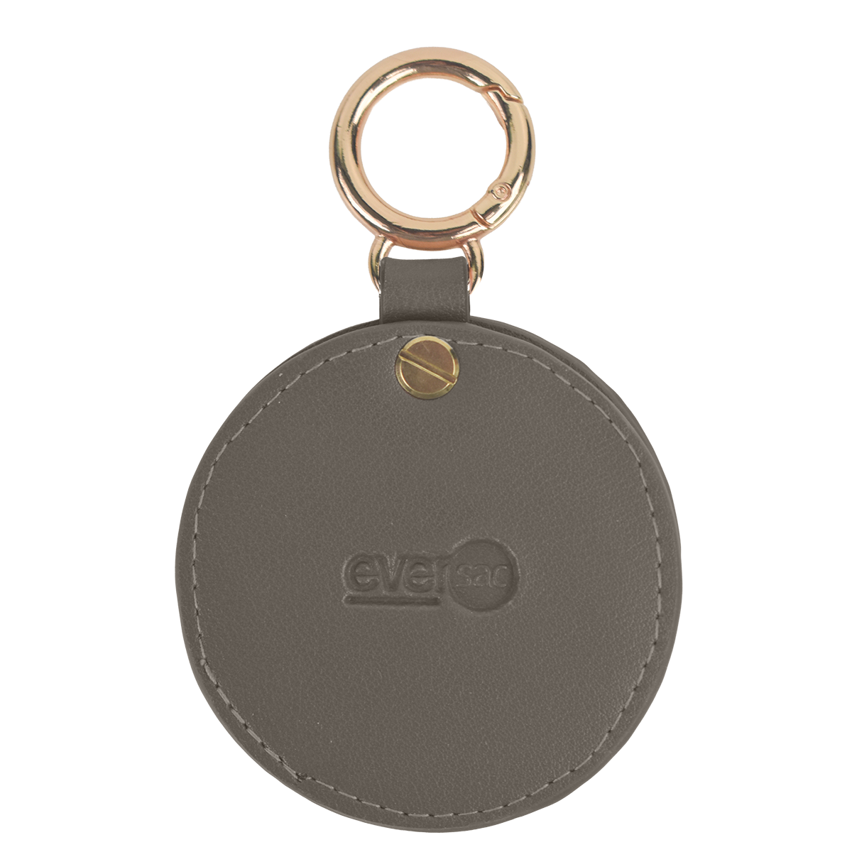 EVERSAC BAG CHARM MIRROR LADIES DARK BROWN