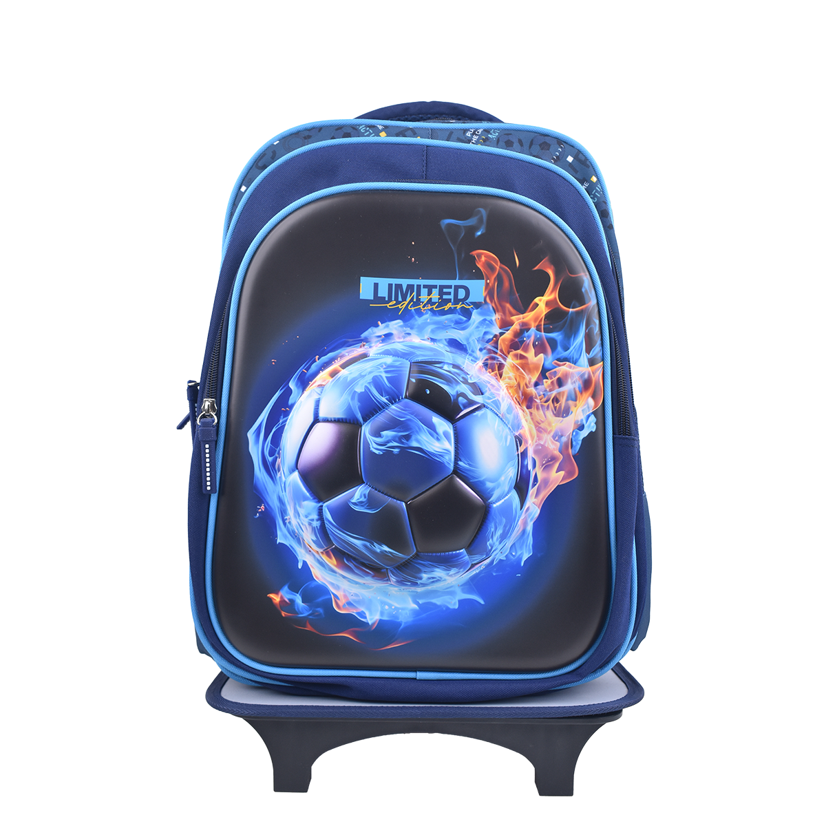 EVERSAC DETACHABLE TROLLEY BACKPACK BLUE SOCCER